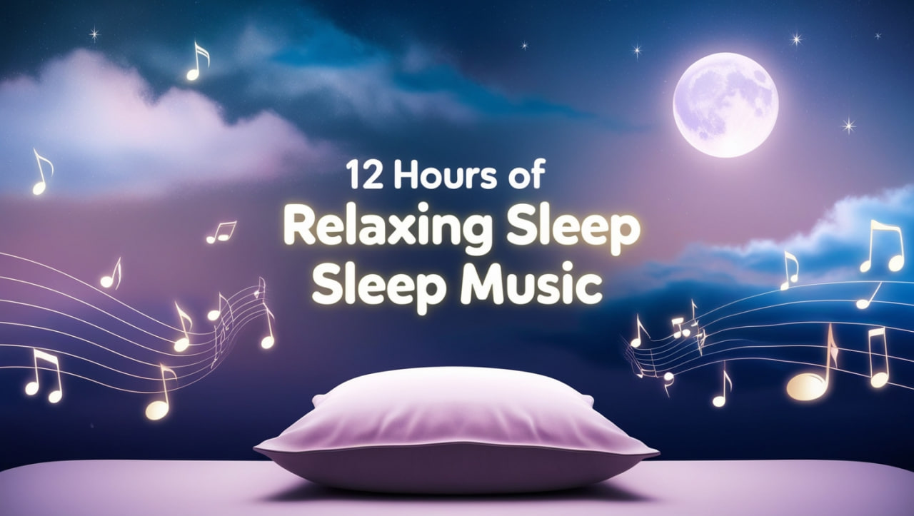 12 Hours of Relaxing Sleep Music Deep Sleeping, Meditation Music, Stress Relief, Calming Music