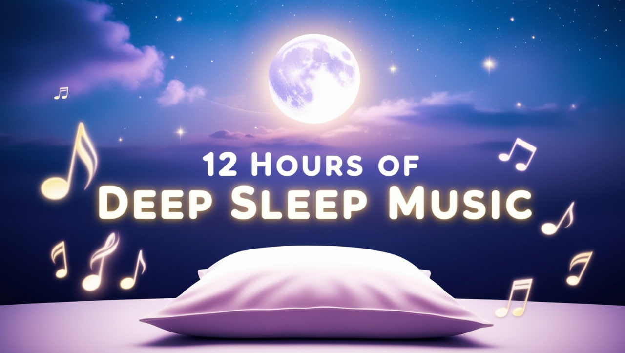 12 Hours of Relaxing Sleep Music Deep Sleeping, Meditation Music, Stress Relief, Calming Music